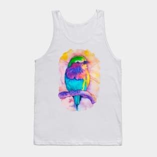 The watercolor bird Tank Top